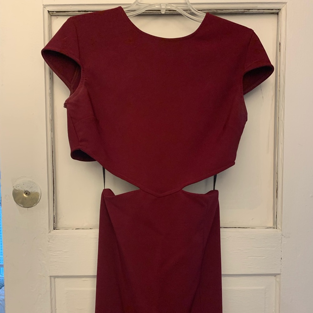 Wine Maxi/Prom Dress